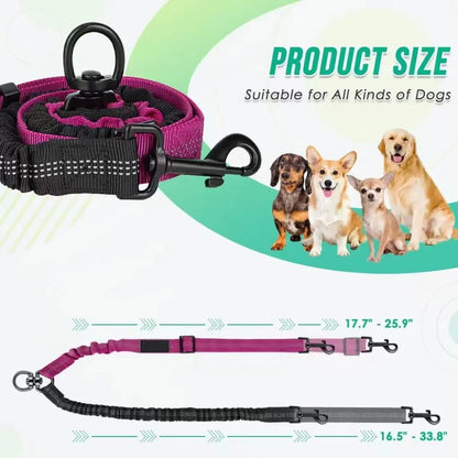 16ft Long Dual Pet Dog Cat Leash Adjustable Strap