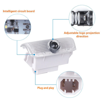 Car Door Projector Ghost Shadow Welcome Light Accessories