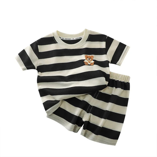 Kids Clothes Children's Short-sleeved Suit