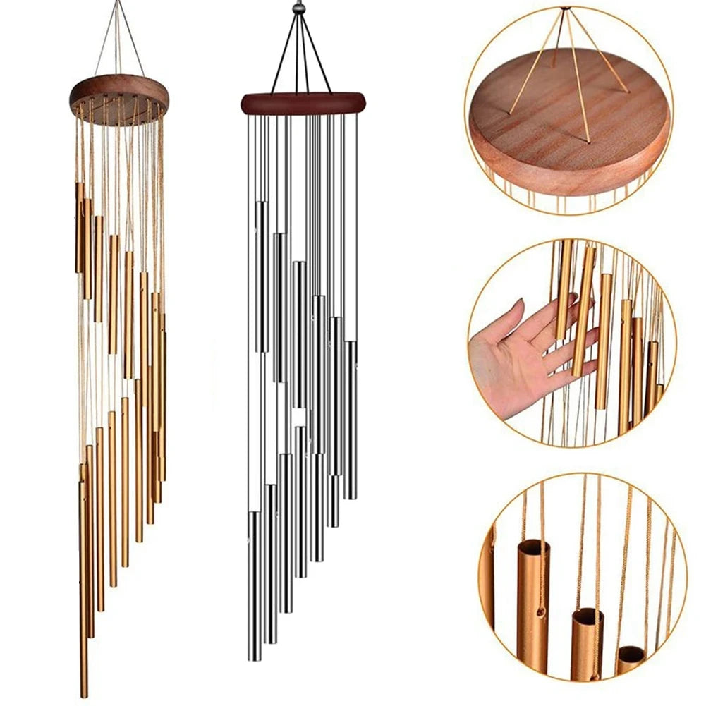 Aluminum Alloy Wind Chimes with Hook  Bells