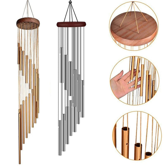 Aluminum Alloy Wind Chimes with Hook  Bells
