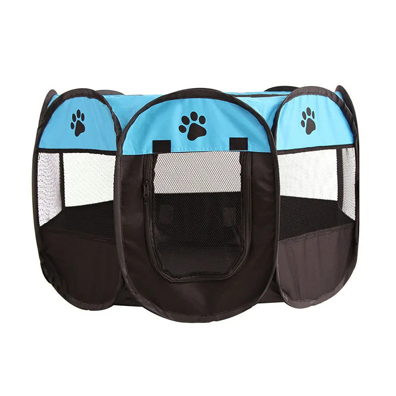 Cats and Dogs Delivery Room | Foldable Octagonal Pet Playpen Tent