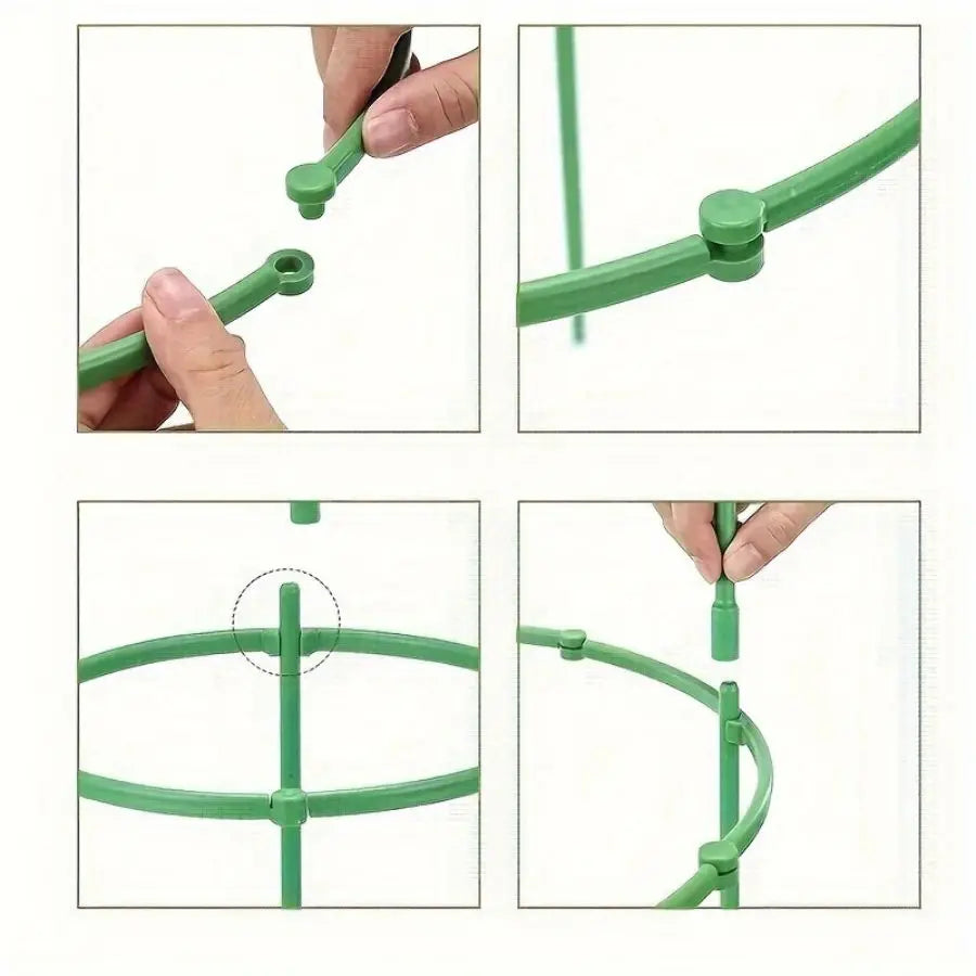 9 Pcs/set 3 Layers Plant Support Stakes