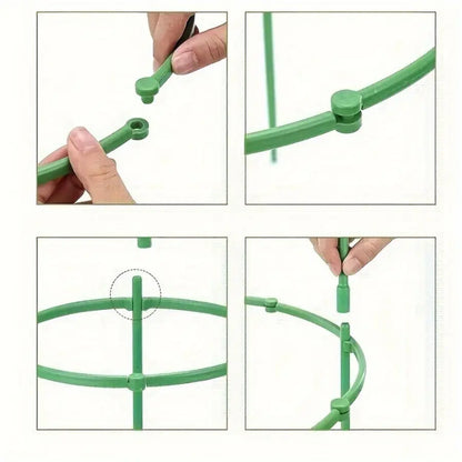 9 Pcs/set 3 Layers Plant Support Stakes