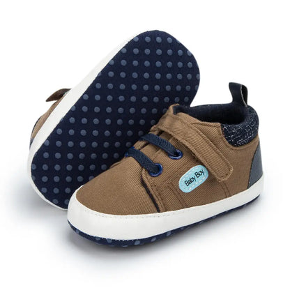 Newborn Baby Solid Color Canvas Shoes