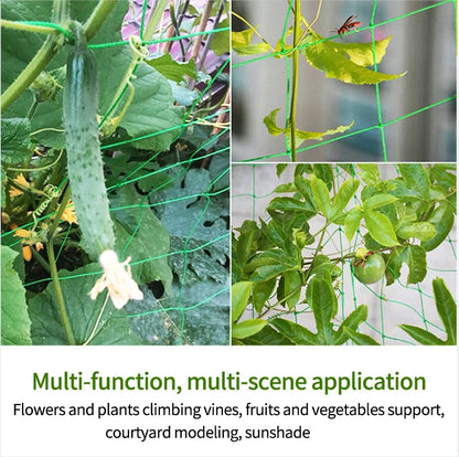 Plant Trellis Pergolas, Heavy-Duty Polyester Grow Net
