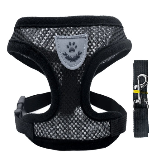 Pet Cat Dog Harness Leash Adjustable