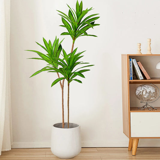 Large Artificial Tropical Plants Fake Green Leaves