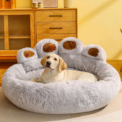 Fluffy Dog Bed – Soft & Breathable Pet Sofa Basket