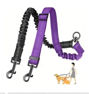 16ft Long Dual Pet Dog Cat Leash Adjustable Strap