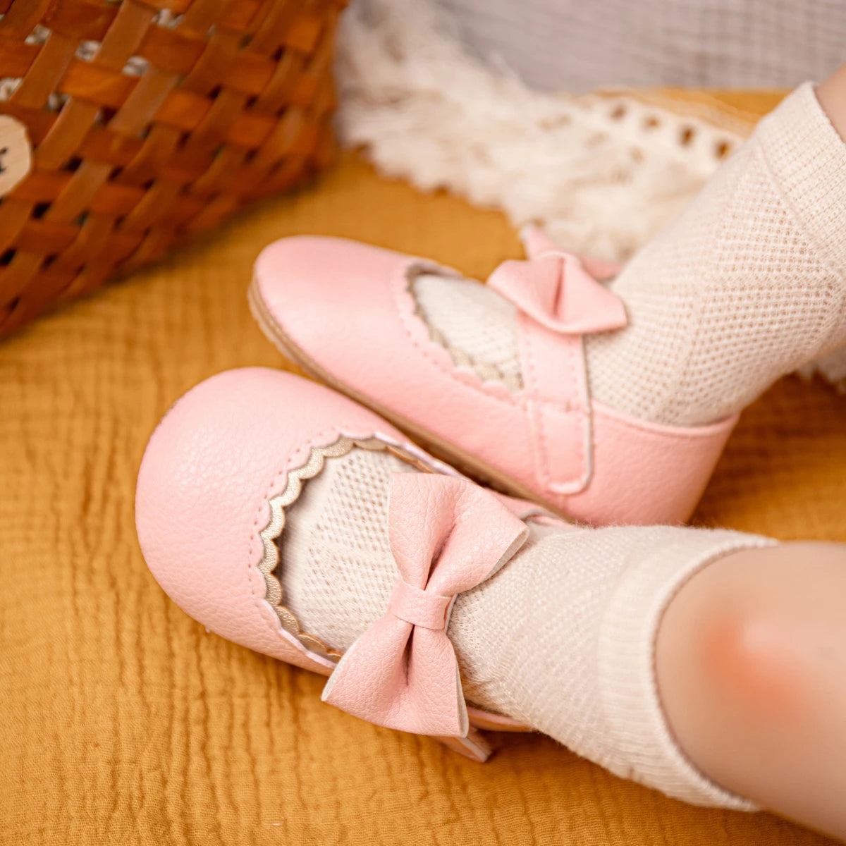 Retro Newborn Walking Baby Shoes