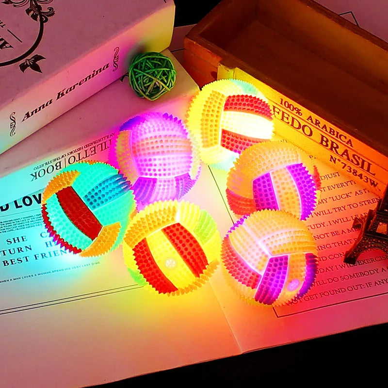 Pet Interactive Glowing Ball Toy