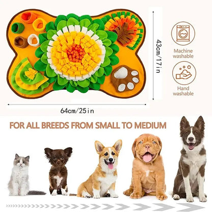 Pet Dog Interactive Slow Food Mat Training Educational Toys