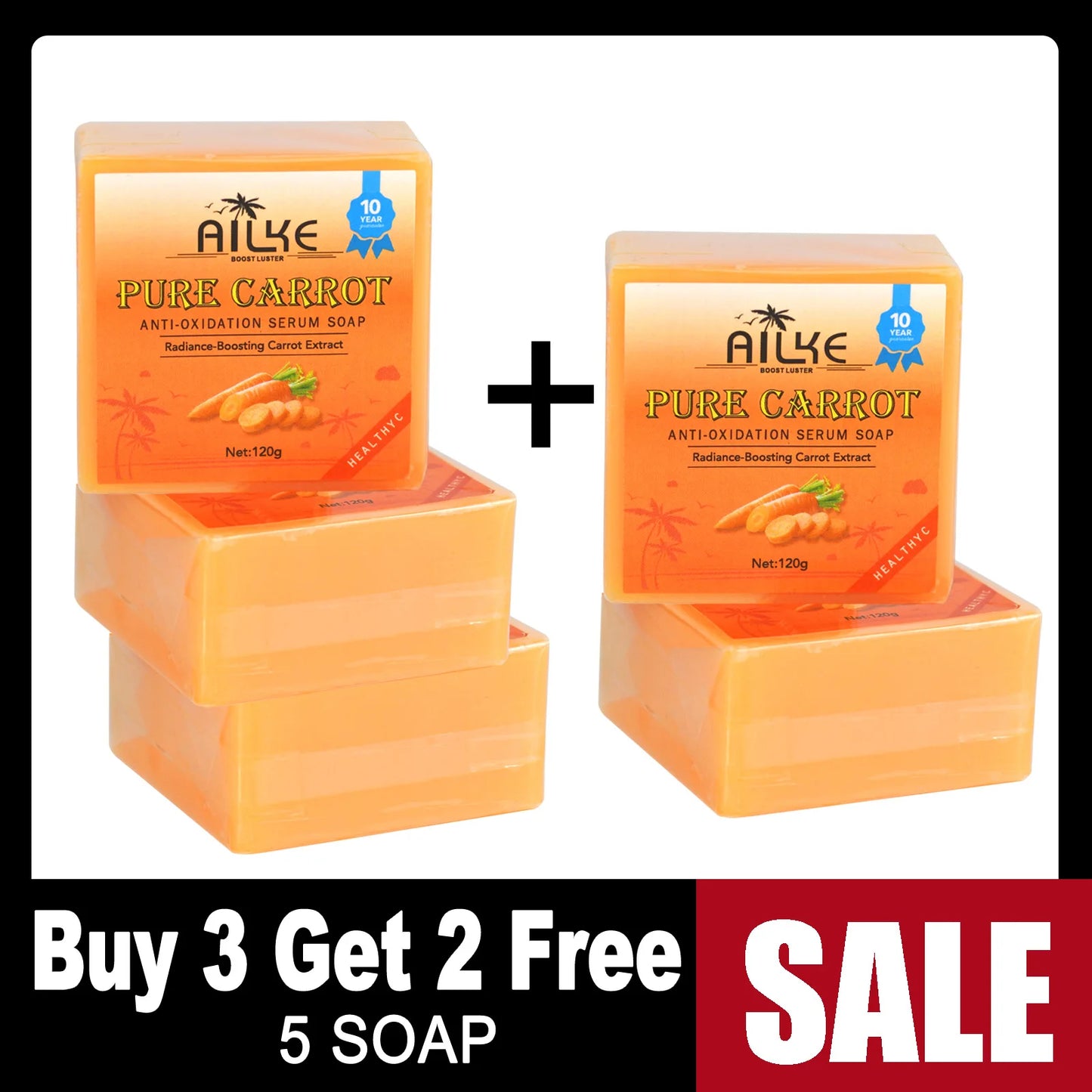Pure Carrot Anti-Oxidation Serum Soap