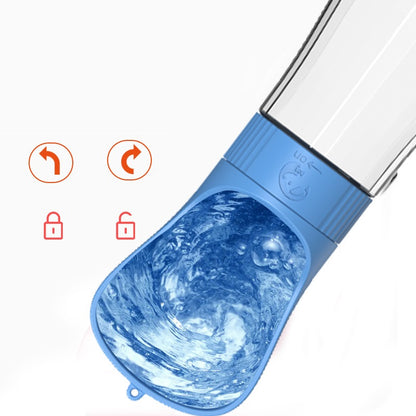 2 In 1 Portable Pet Dog Water Bottle