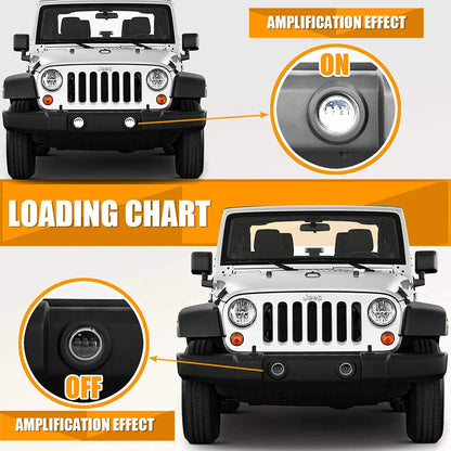 4 Inch LED Fog Lights Round Car Driving Light