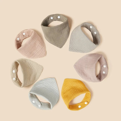 Unisex Soft Cotton Baby Drool Bibs