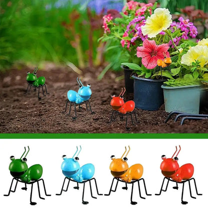Cute Ant Statue Garden Decor Figure Stand