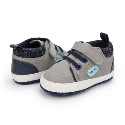 Newborn Baby Solid Color Canvas Shoes