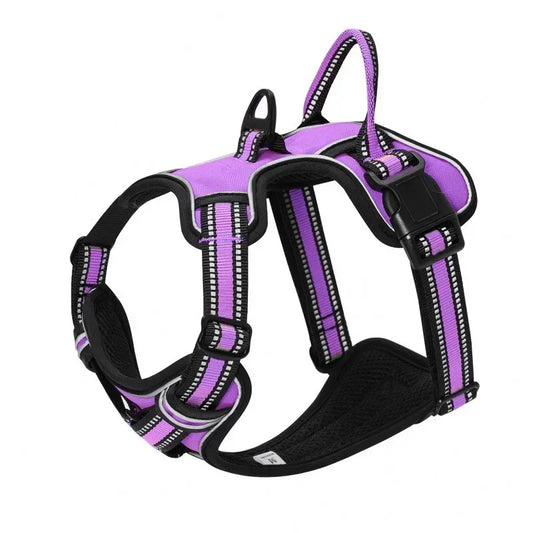 Adjustable Nylon Pet Dog Reflective Harness Leash