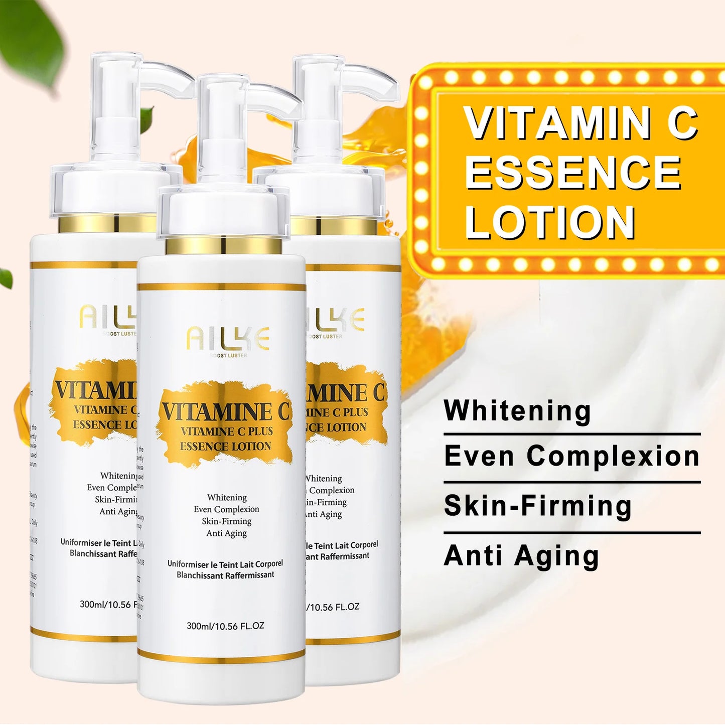 Vitamin C Skin Care Set, with Lightening Body Lotion