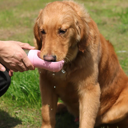 2 In 1 Portable Pet Dog Water Bottle