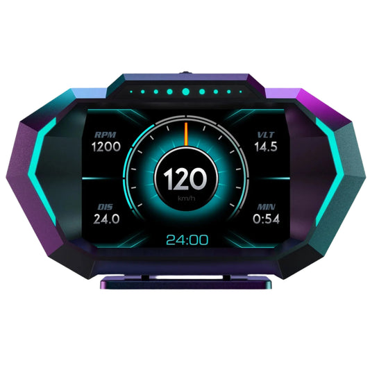 Digital Dashboard Head Up Display Real-Time Car Speedometer
