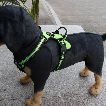 Adjustable Nylon Pet Dog Reflective Harness Leash