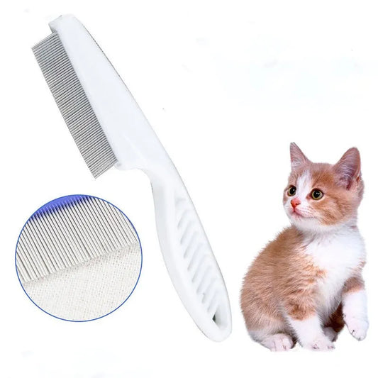 Flea Comb Dog Cat Hair Removal Brush