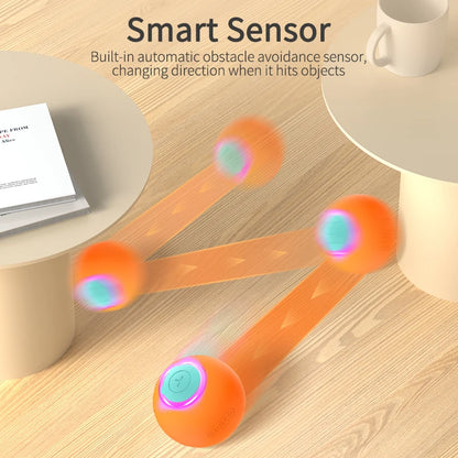 Smart Pet Cat Bouncing Automatic Rolling Ball Toy