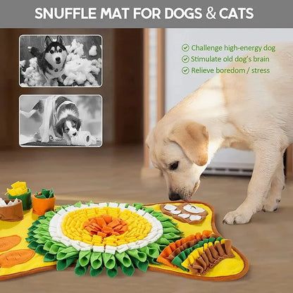 Pet Dog Interactive Slow Food Mat Training Educational Toys