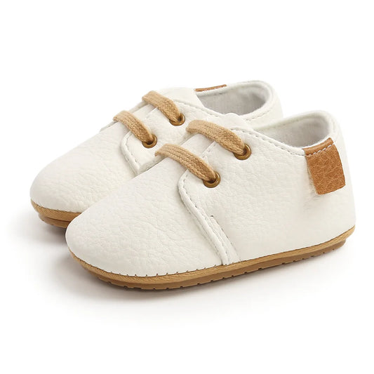 Retro PU Leather Baby Sports Boot