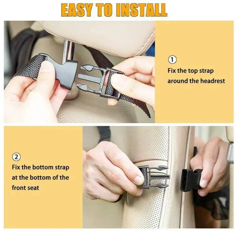 Car Back Multi Pocket Storage Bag with Tablet Holder