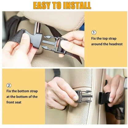 Car Back Multi Pocket Storage Bag with Tablet Holder