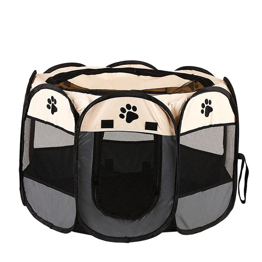 Cats and Dogs Delivery Room | Foldable Octagonal Pet Playpen Tent