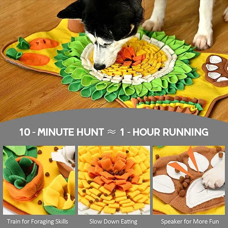 Pet Dog Interactive Slow Food Mat Training Educational Toys