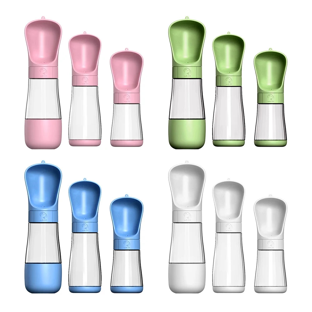 2 In 1 Portable Pet Dog Water Bottle