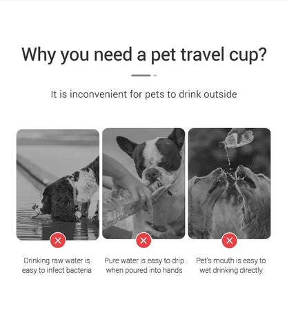 Portable Pet Cat Dog Water Bottle Leakproof