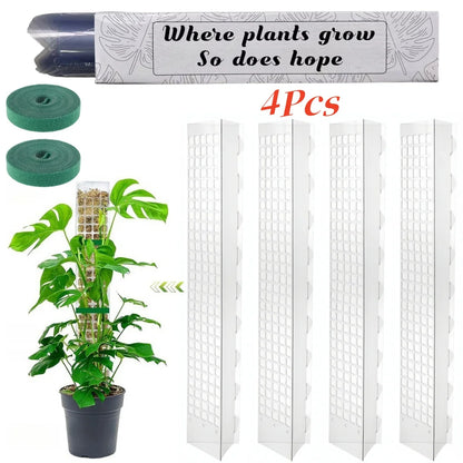 Moss Pole Plastic Plant Stand