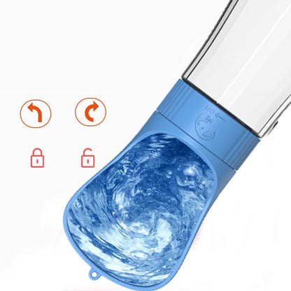 2 In 1 Portable Pet Dog Water Bottle