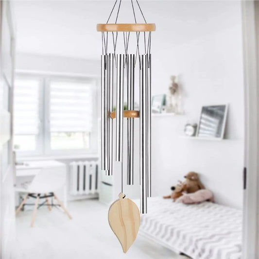 Good Luck Wind Chimes, 6 Tubes Bell Pendant For Home Decorations