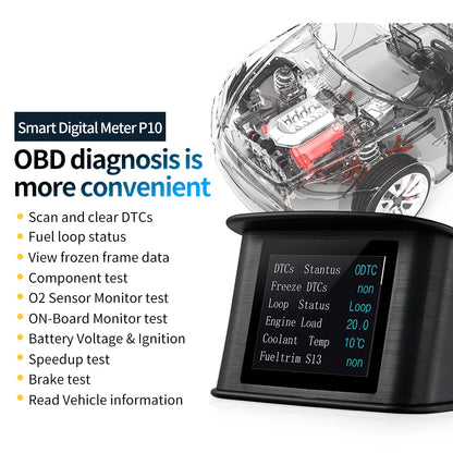 Car Head-up Display TFT LCD Digital Speedometer