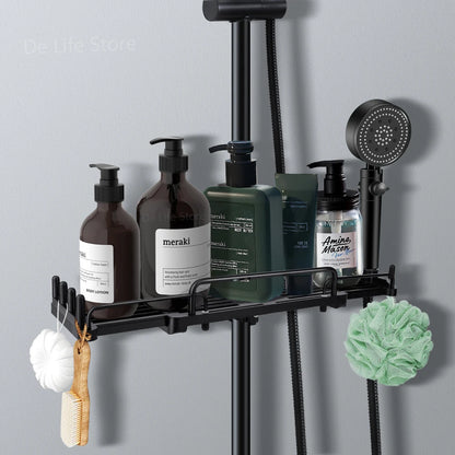Extendable Shower Shelf Bathroom Shelf Without Drilling