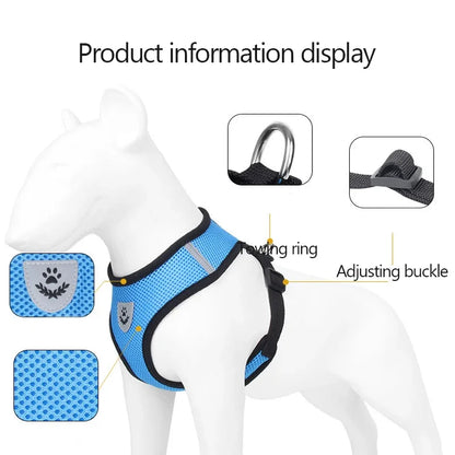 Pet Cat Dog Harness Leash Adjustable