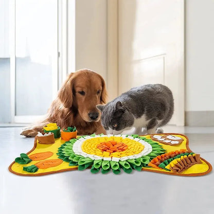 Pet Dog Interactive Slow Food Mat Training Educational Toys