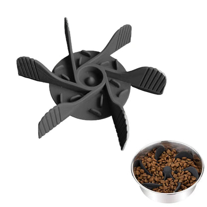Pet Dog Slow Feeder Bowl Insert with Strong Suction Cups