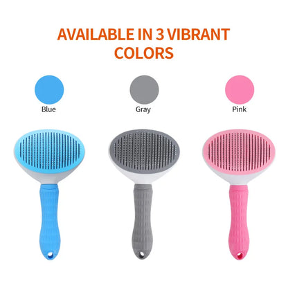 Pet Comb Stainless Steel Needle Comb Pet Dog Cleaning Brush