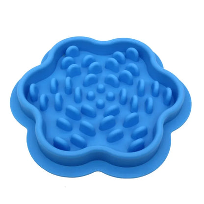 Pet Cat Dog Slow Food Bowls With Suction Cup