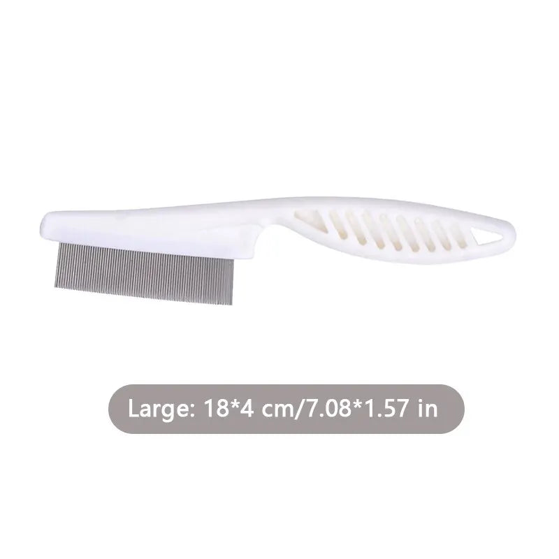 Flea Comb Dog Cat Hair Removal Brush