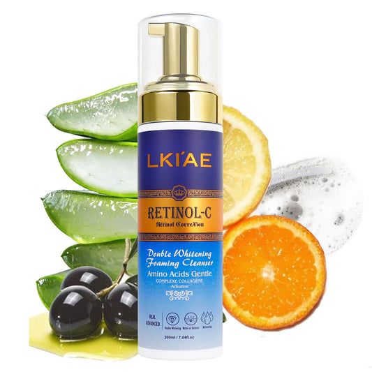 Double Retinol Whitening Foaming Facial Cleanser